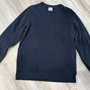 Zara Men's Classic Black Crewneck Sweater